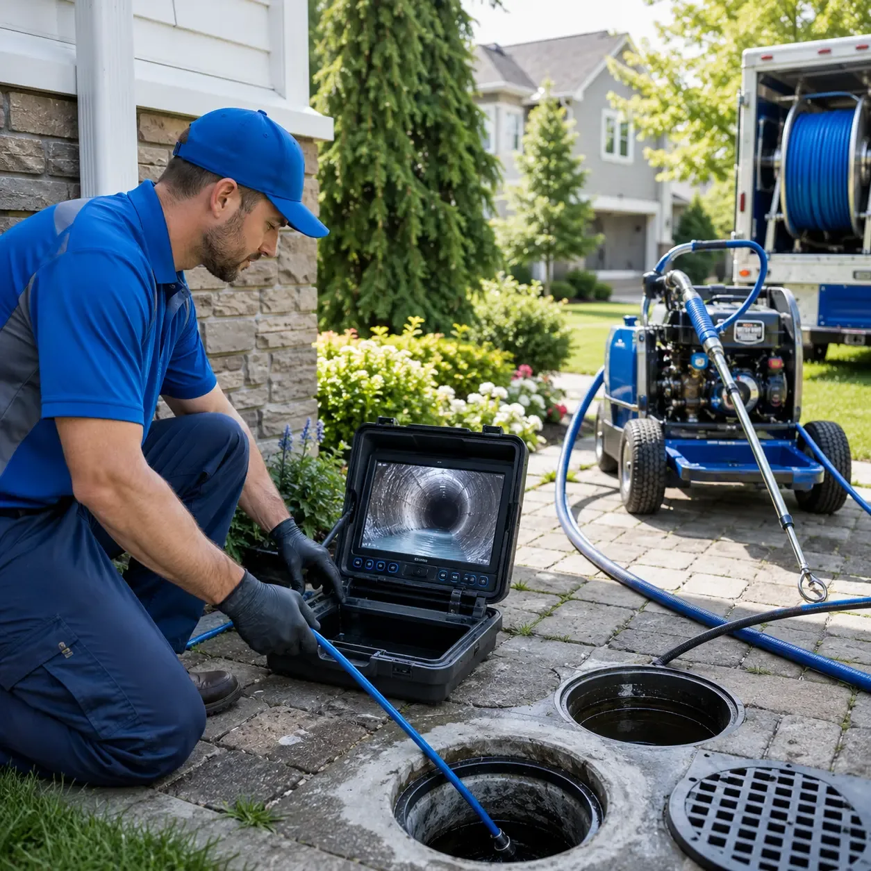 Outdoor drain cleaning professionals serving Marion Center, PA